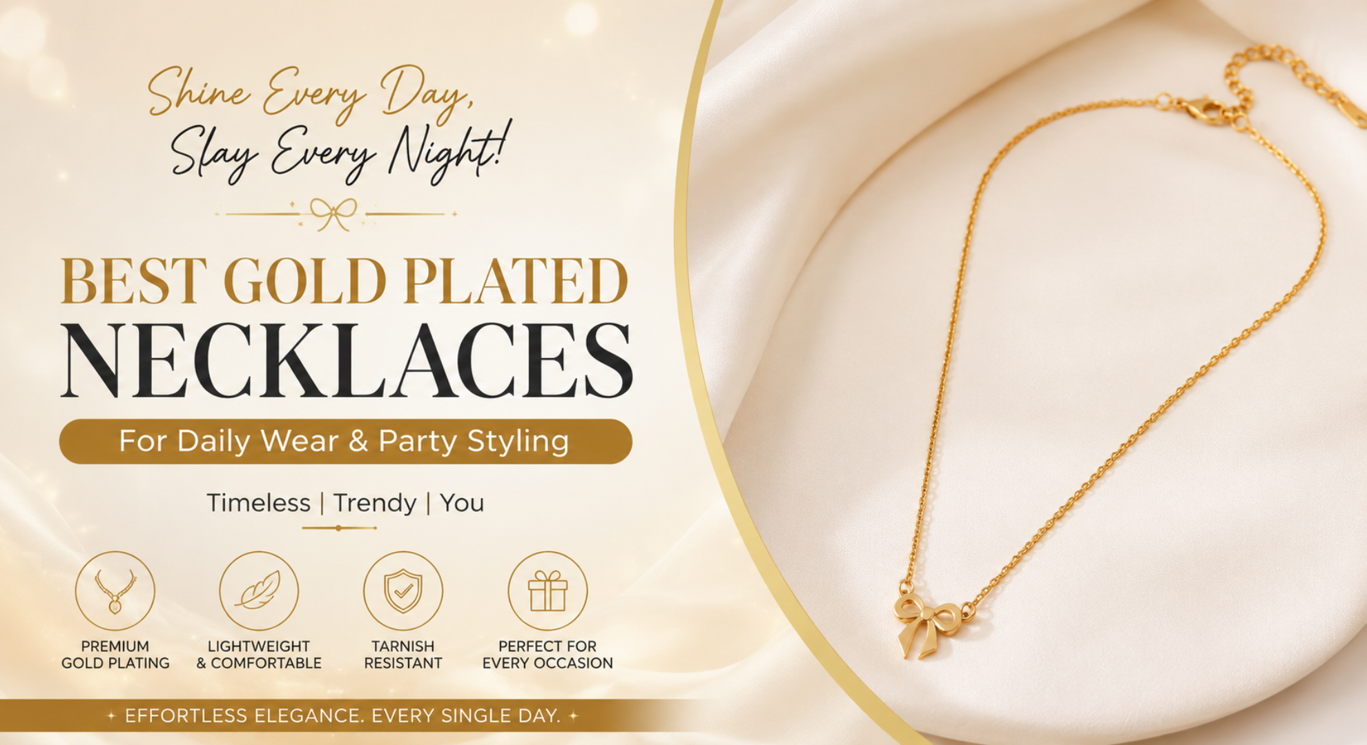 Best Gold Plated Necklaces for Daily Wear and Party Styling