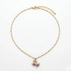 Gold Plated Swan Pendant Necklace for Women | Elegant Crystal Swan Charm Necklace | Adjustable Chain Fashion Jewelry | Gift for Girls, Wife, Birthday & Anniversary